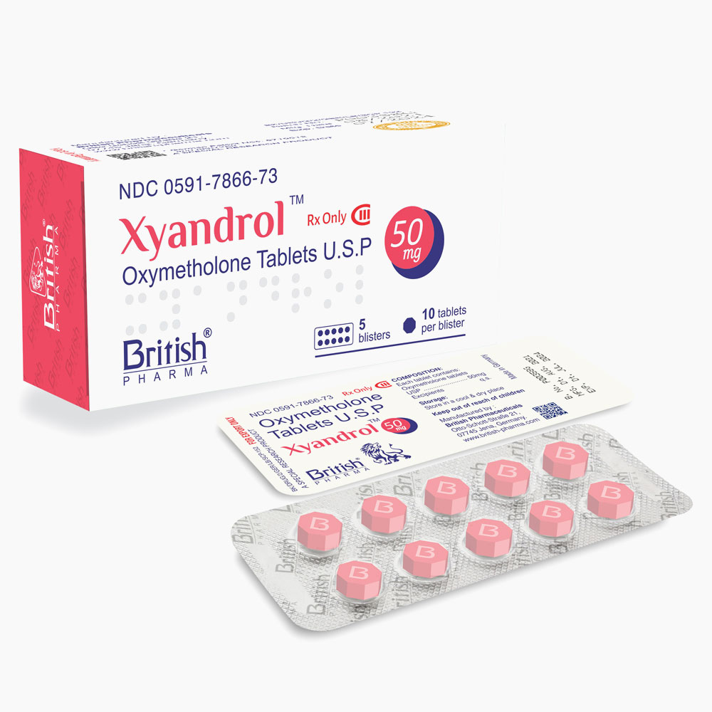 Xyandrol 50mg Tablet